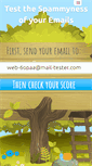 Mobile Screenshot of mail-tester.com