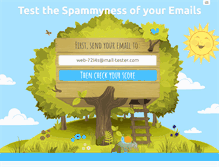Tablet Screenshot of mail-tester.com